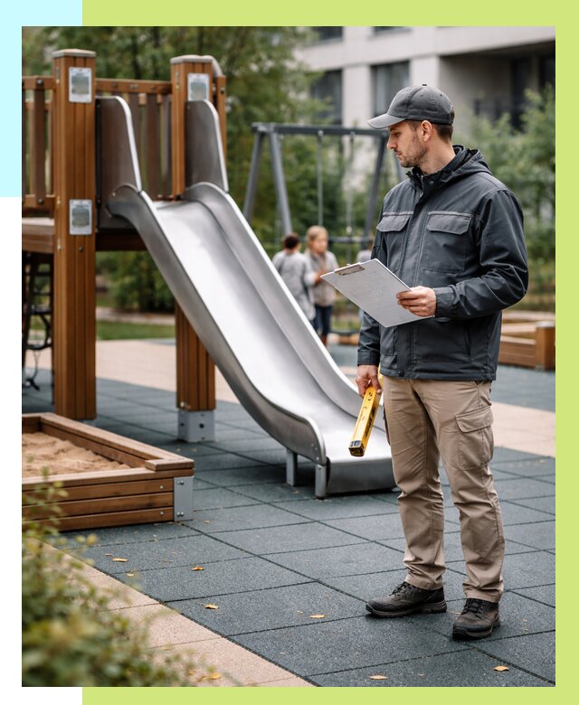 Сертификация детских площадок в Сосновом Боре от 25395 р. | Алешин-Снб