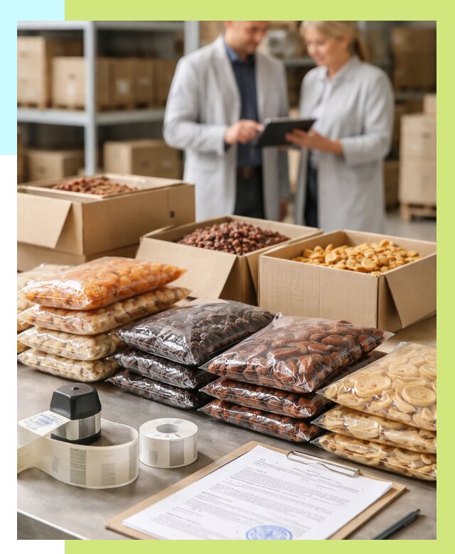 Сертификация сухофруктов в Сосновом Боре от 12190 р. | Алешин-Снб под ключ