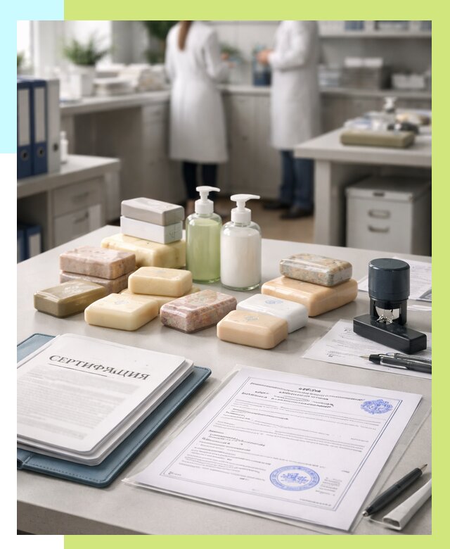 Сертификация мыла и сертификат на мыло в Сосновом Боре от 12190 | Алешин-Снб