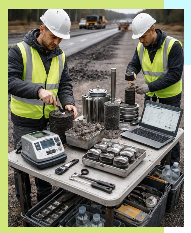 Сертификация асфальта: испытания и подтверждение в Сосновом Боре