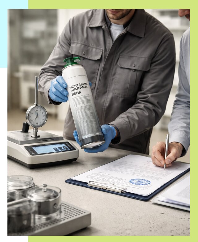 Сертификация монтажной пены в Сосновом Боре от 15237 р. | Алешин-Снб