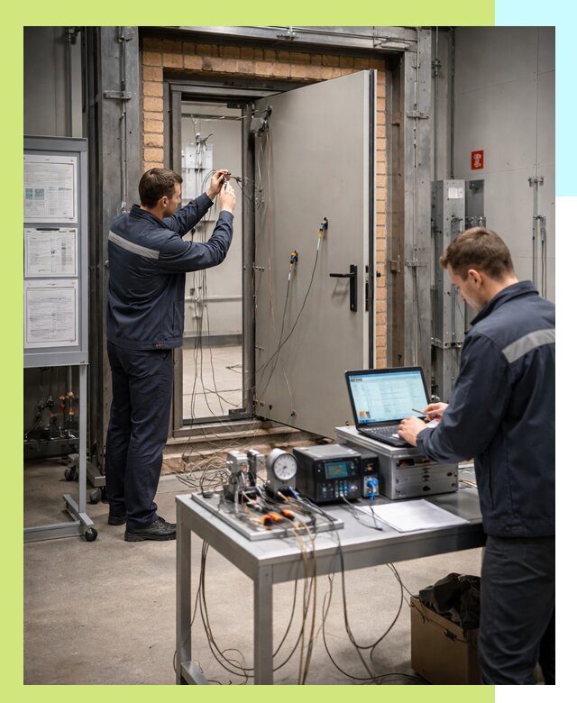 Сертификация противопожарных дверей в Сосновом Боре по ГОСТ и ТР