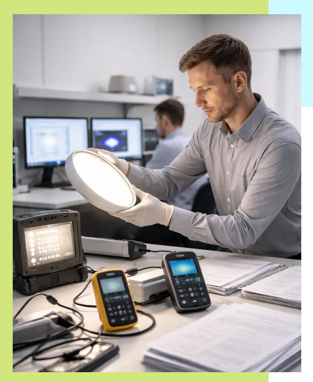 Сертификация светильников в Сосновом Боре: испытания и оформление