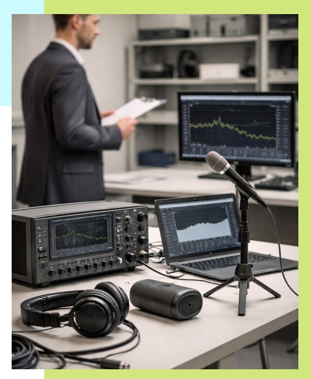 Сертификация аудиотехники в Сосновом Боре от 15237 р., Алешин-Снб