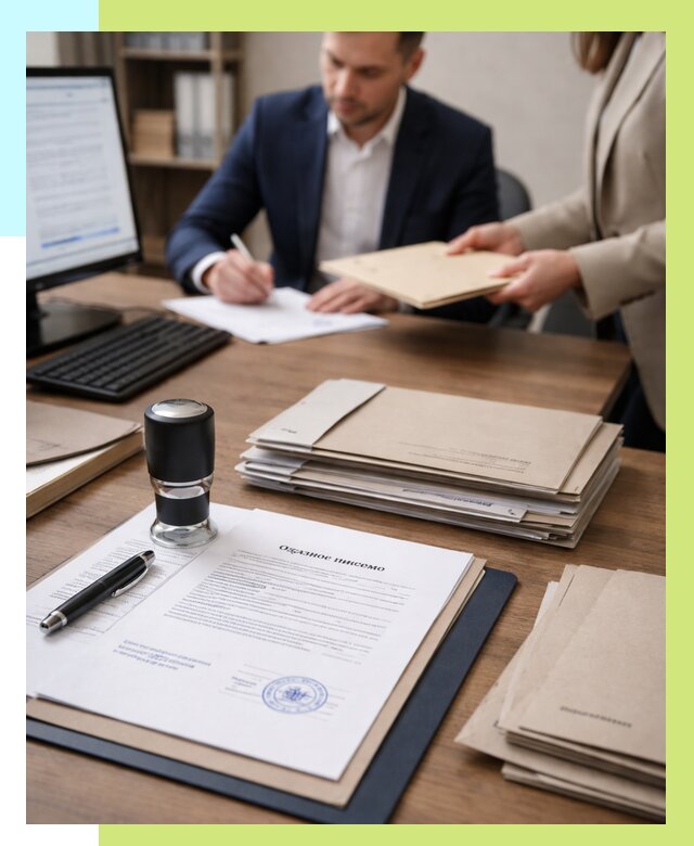 Отказное письмо для таможни в Сосновом Боре от 3047 р, Алешин-Снб