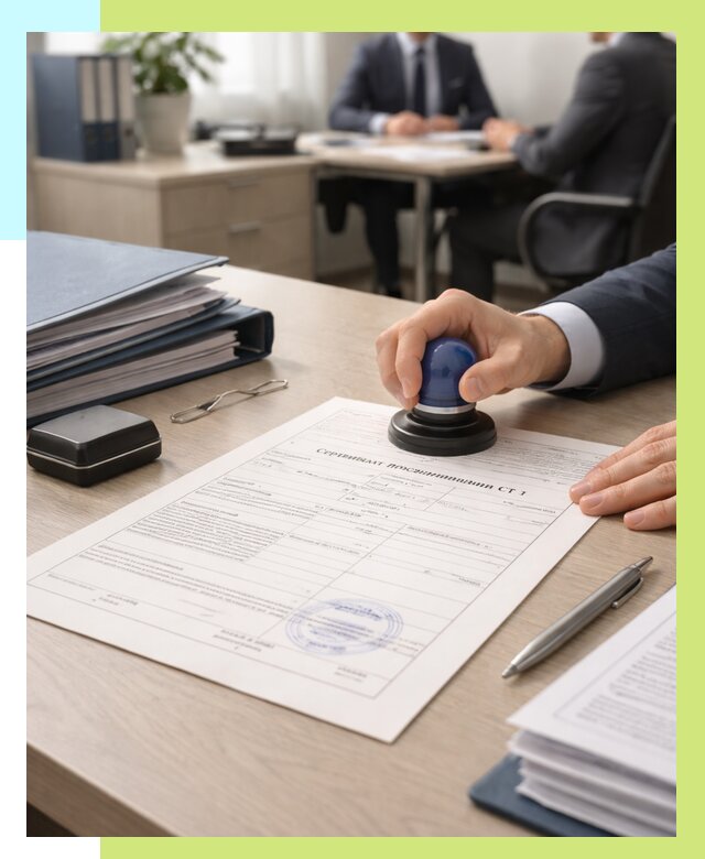 Сертификат происхождения СТ 1 в Сосновом Боре от 4571 р. | Алешин-Снб