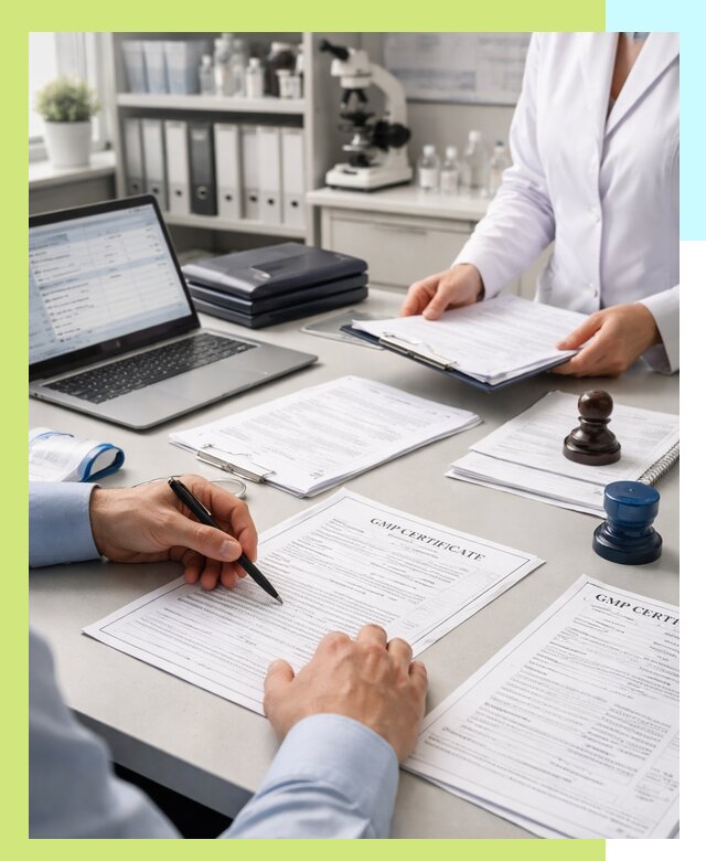 Оформление сертификата GMP в Сосновом Боре для фармпроизводства